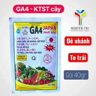 Phân Bón Lá GA4 Japan - Siêu Kích Thích Sinh Trưởng, Đâm Chồi, Bật Đọt, Lớn Trái, Đẹp Màu