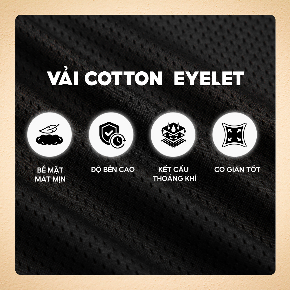 [RUNKEE COLLECTION] Áo tanktop nam APEX, form Regular fit, vải Cotton Eyelet lưới thoáng mát, phong cách thể thao -FEAER