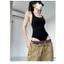 Áo Bodysuit Ba Lỗ Khoét Lưng RANSHI SẴN MÚT NGỰC Ôm Body Sexy Quyến Rũ Chất Thun Gân - RBS047