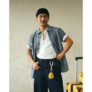 Áo Sơ Mi Denim Banana Tay Ngắn Form Fitted - Routine 10S25DSH011
