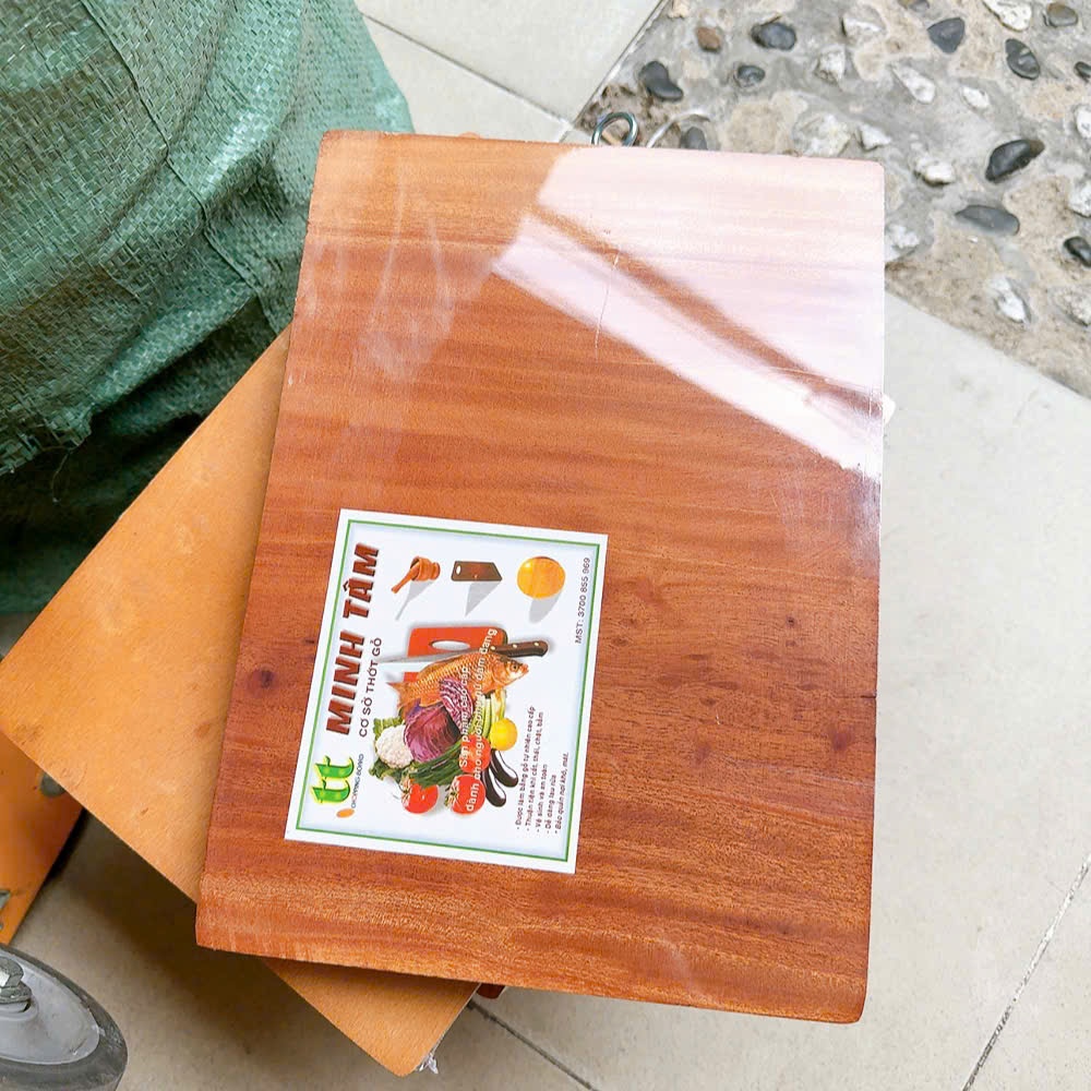 Thớt gỗ hình tròn - chữ nhật Minh Tâm Cao Cấp đủ size tiện lợi