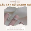 Lắc tay nơ đính đá cá tính trang sức nữ cao cấp ý 925 - IMOON016
