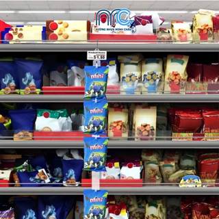 Combo 10 Dây nhựa treo bimbim, treo bịch bánh snack, treo bánh kẹo cho cửa hàng siêu thị - Tặng kèm 10 móc