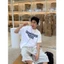Áo Thun Form Boxy GODMOTHER STUDIO Áo In Chữ Unisex Phong Đường Phố Menswear