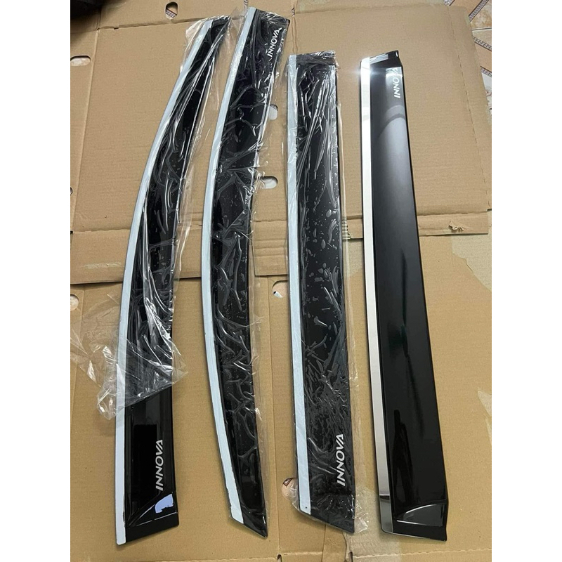 Vè che mưa xe Toyota Innova đời 2006 -> 2015,  2017 -> 2022, 2023+ Chỉ INOX cao cấp, dày dặn, sáng bóng