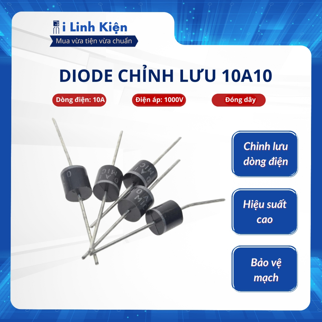 10A10 DİYOT 10A 1000V DİYOT I 14,49 TL I Elektronik Güvenceli