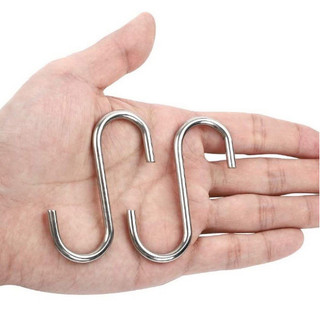 Móc Treo Đồ Inox Hình Chữ S Treo Đồ Siêu Chắc Chắn, Sáng Bóng Không Gỉ, Kích Thước Phù Hợp