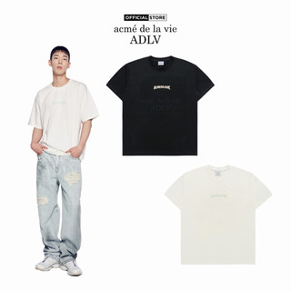 Áo Thun ADLV Rabbit Bear dáng oversized màu Đen/Kem - Hàng chính hãng