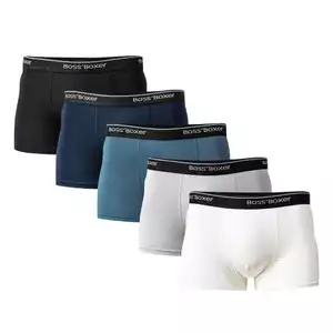 Quần Lót Boxer Nam [ COMBO 5C] BO02 thun lạnh thoáng khí co giãn 4 chiều set 5 màu