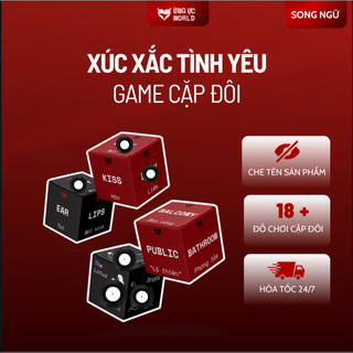 Xúc Xắc Tình Yêu Boardgame Couple Ừng Ực World - Lắc Nhẹ Bàn Tay Gắn Kết Đong Đầy