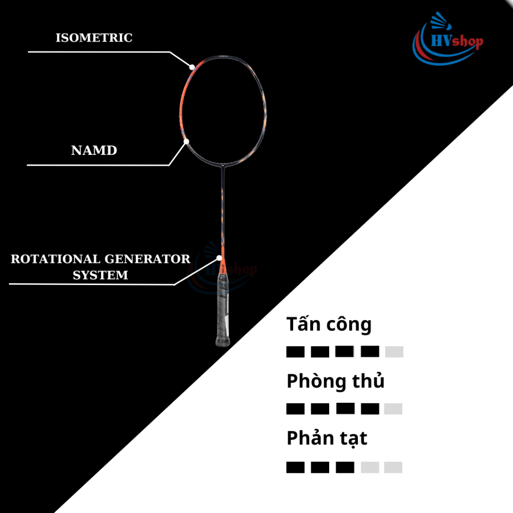 Vợt cầu lông Yonex Astrox 77 Play chính hãng, KHUNG CHƯA CĂNG, kèm quà tặng, BH 03 tháng - HVShop
