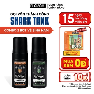 Bọt Dung Dịch Vệ Sinh Nam PlayAh hương nước hoa Franklin/Mint Whisper tạo bọt 100ml