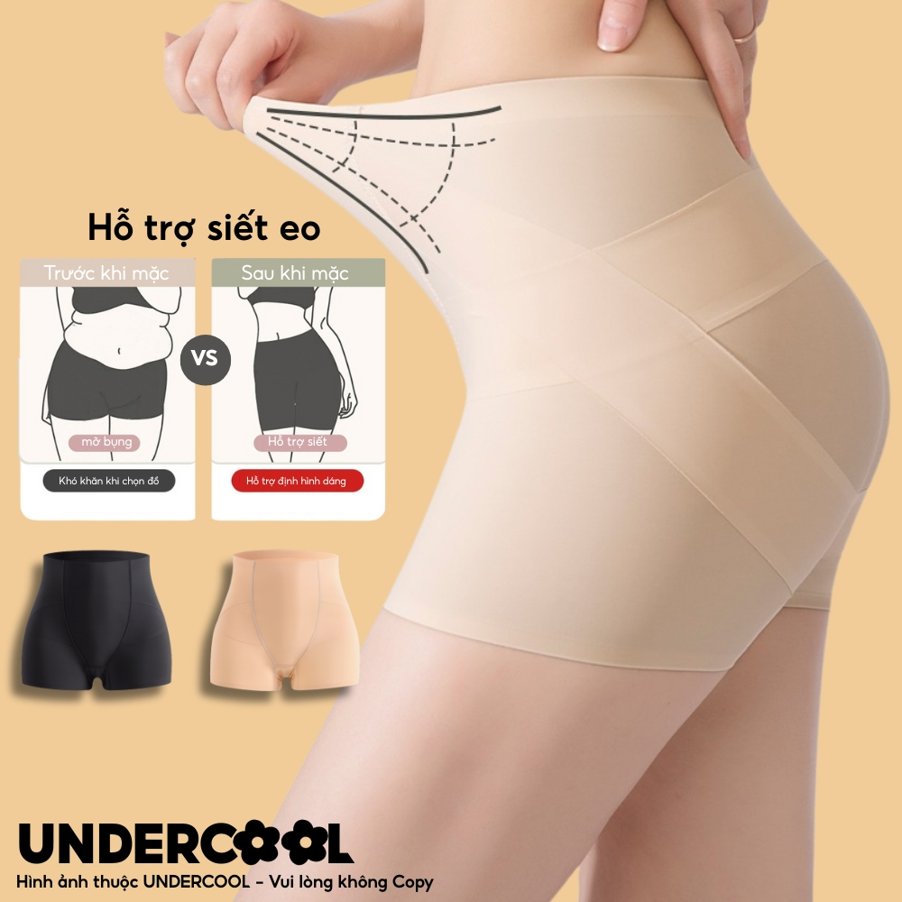 Quần Su Đúc Nâng Mông Siết Eo UNDERCOOL Tự Nhiên Không Lộ Viền, Che Hõm Mông Cho Váy Body, Đồ Ôm & Jeans QLD18