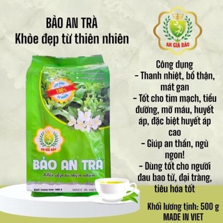 Trà Bảo An (500g) - Giúp ngủ ngon- giải độc gan- Thanh lọc cơ thể dùng tốt cho tiểu đường- tim mạch- huyết ap Bảo An Trà