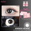 Lens mắt Moon Black màu đen sữa tự nhiên - size nhỏ, thương hiệu Babiee Hàn Quốc, hsd 12 tháng