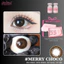 Lens mắt Merry Choco màu nâu socola to tròn long lanh - size vừa, thương hiệu Babiee Hàn Quốc