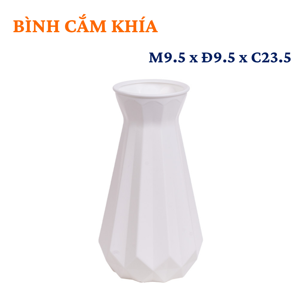Bình Hoa Nhựa VIỆT NHẬT 0108/09/91/92/93/94, Lọ Cắm Hoa Decor Trang Trí Phòng Khách Bàn Làm Việc AMIZIN
