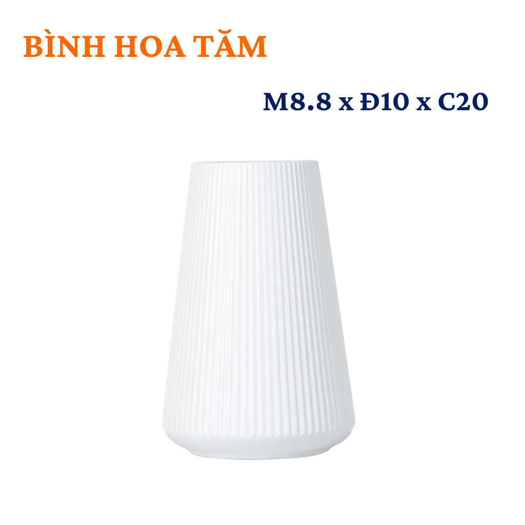 Bình Hoa Nhựa VIỆT NHẬT 0108/09/91/92/93/94, Lọ Cắm Hoa Decor Trang Trí Phòng Khách Bàn Làm Việc AMIZIN