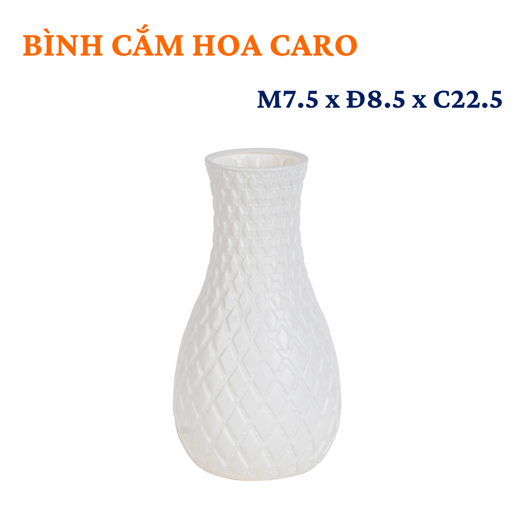Bình Hoa Nhựa VIỆT NHẬT 0108/09/91/92/93/94, Lọ Cắm Hoa Decor Trang Trí Phòng Khách Bàn Làm Việc AMIZIN