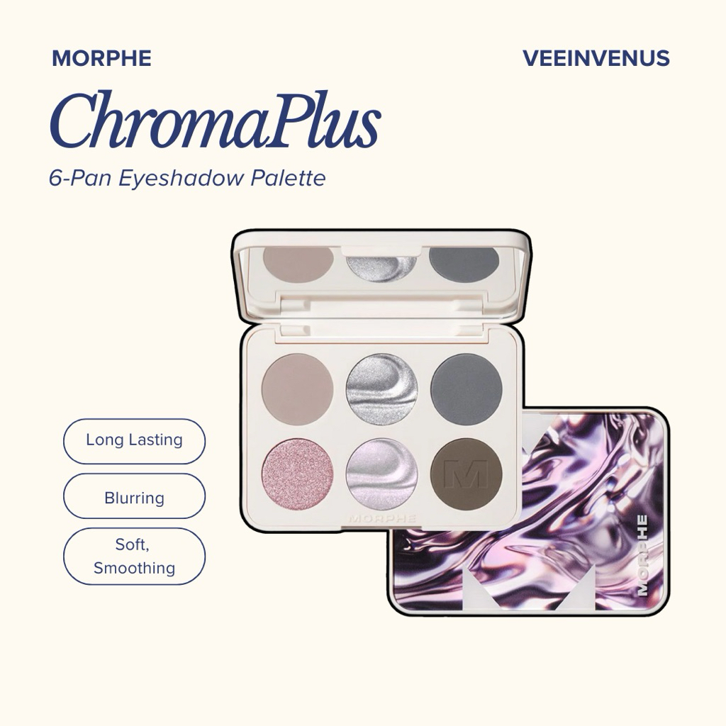 veeinvenus | Bảng mắt MORPHE 6 ô ChromaPlus 6-Pan Eyeshadow Palette ...