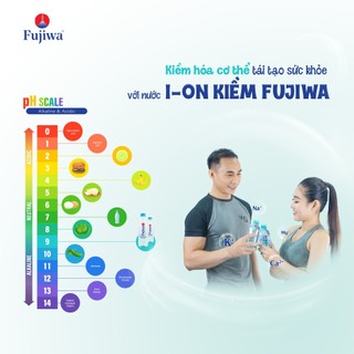 Thùng 24 Chai Nước Uống Ion Kiềm Cao Cấp Đóng Chai Fujiwa 450ml - Nước uống Detox với Công Nghệ Điện Phân Ion Kiềm