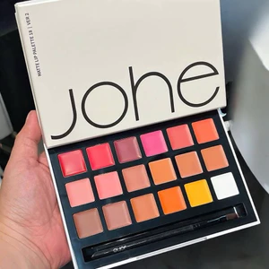 Bảng son lì Johe 18 màu – full bảng màu hot trend, kèm cọ, chuẩn makeup artist
