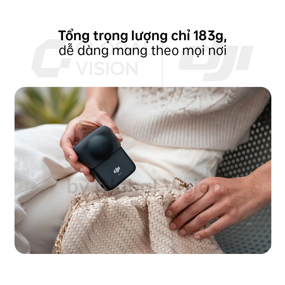 Camera hành động DJI Osmo 360 cảm biến 1/1.1 inch, quay video 360 độ đột phá chuẩn 8K (DJI O360)