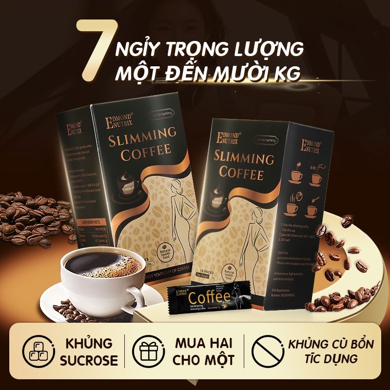 Cà Phê ESMOND NATURAL Coffe tan mỡ cực mạnh, giảm béo giữ dáng đẹp da an toàn