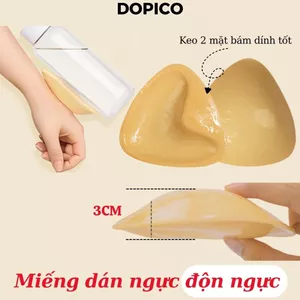 Miếng độn ngực 2 mặt keo trong bám dính siêu tốt diện đồ bikini áo hở lưng gợi cảm sexy D3008