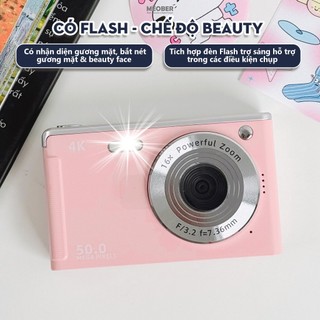 [Tặng thẻ nhớ] Máy ảnh kĩ thuật số digital CCD Pro Camera - quay, chụp 50MP sắc nét, nhỏ gọn phong cách Y2K by MèoBer