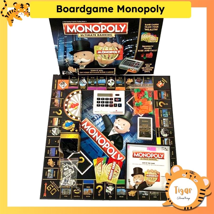 [Việt Hóa] Boardgame Monopoly Trò chơi cờ tỷ phú