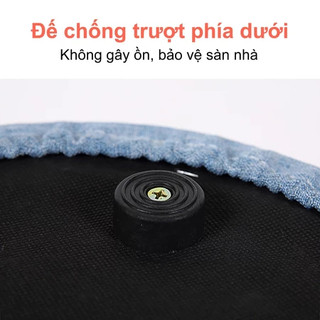 Panda Ghế đẩu thấp thấp đa năng Ghế Đôn Sofa Ghế  Gác chắc chắn  ( mặt Tròn cao 20cm )
