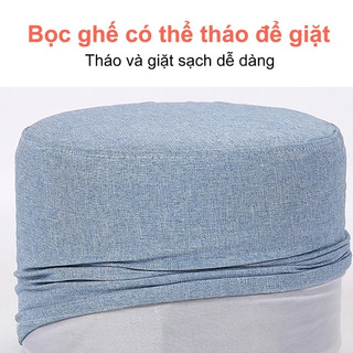 Panda Ghế đẩu thấp thấp đa năng Ghế Đôn Sofa Ghế  Gác chắc chắn  ( mặt Tròn cao 20cm )