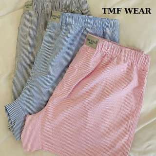 Quần đùi short vải Kate Oxford ngủ mặc nhà nam nữ Unisex, thoáng mát mềm mịn form rộng – TMF WEAR