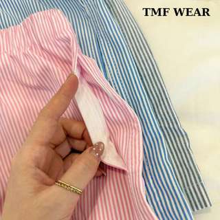 Quần đùi short vải Kate Oxford ngủ mặc nhà nam nữ Unisex, thoáng mát mềm mịn form rộng – TMF WEAR