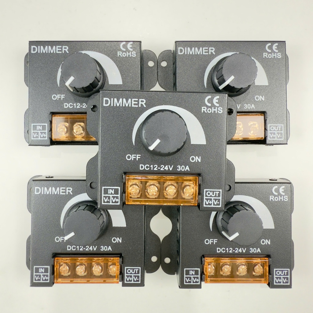(Không dùng cho Motor và đèn dây tóc) Dimmer LED 12V-24V DC - 8A và 30A điều chỉnh độ sáng đèn LED