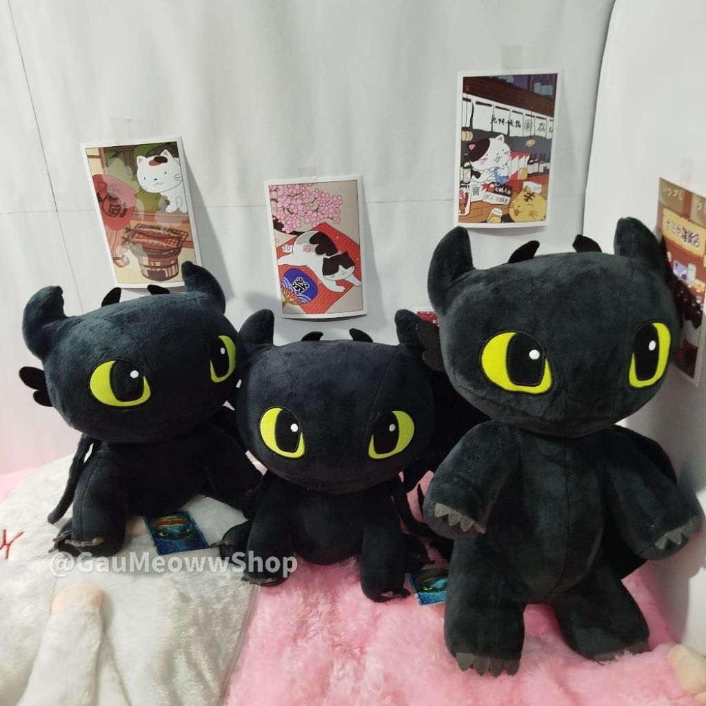 Thú nhồi bông Rồng Răng Sún Toothless và Rồng Trắng Light Fury - Phim ...