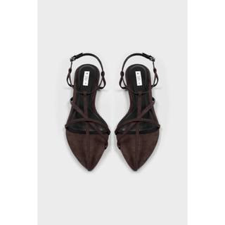 Giày sandal OLV quai mảnh đế bệt mũi nhọn thanh lịch Dalzary nhiều màu phù hợp đi làm đi chơi
