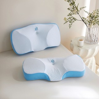Gối công thái học Memory Foam M2T BEDDING kết hợp sợi vải băng lạnh -  hỗ trợ tư thế ngủ
