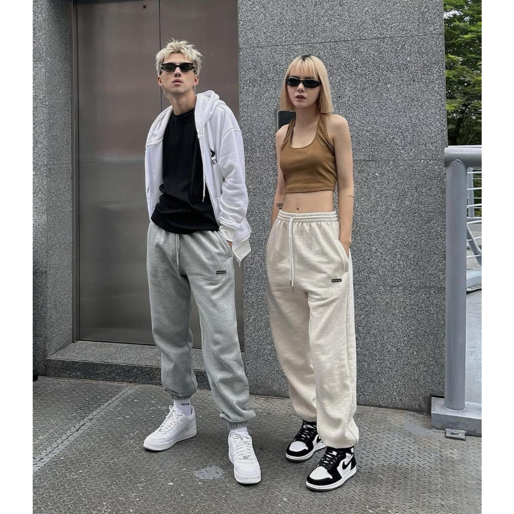Quần Nỉ Bo Gấu Chất Liệu Nỉ Cotton Dày Dặn RT CLASSY SWEATPANTS
