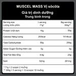 Bột Muscle Mass Afit 1kg – sữa tăng cân, tăng cơ sạch cho người gầy – không đậu nành – tặng kèm quà — ảnh 7
