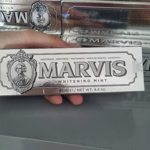 [HÀNG CÔNG TY] Kem Đánh Răng Marvis Whitening Mint - 25ml/85ml (Màu Trắng)