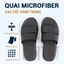 Dép da nam CORVIN quai da Microfiber đế bằng cao su bền bỉ chống thấm nước chống trơn trượt chống hôi chân