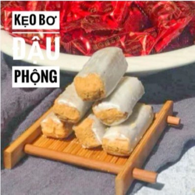 200g Kẹo Đậu Phộng Bơ, Gói đỏ _Nhiều Đậu, Mè_ăn vặt, food, ngon