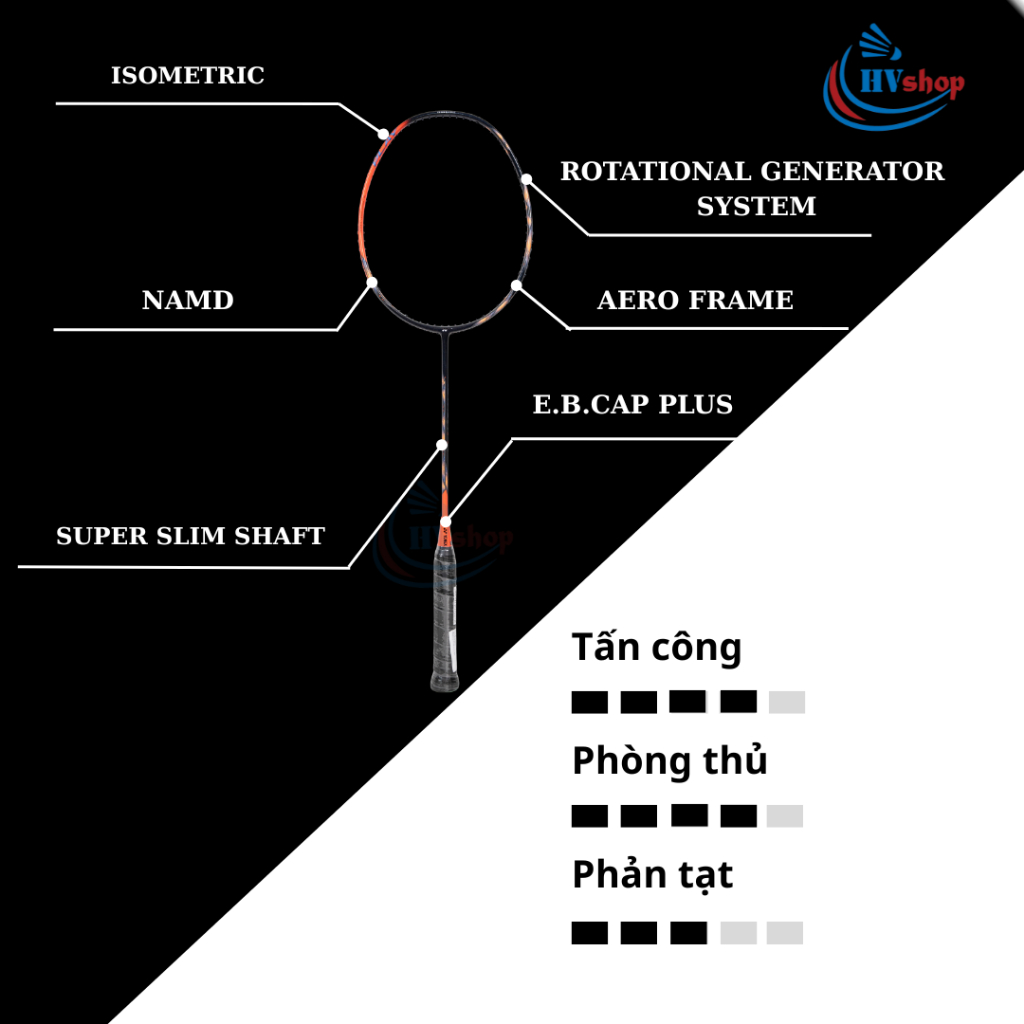 Vợt cầu lông Yonex Astrox 77 Tour chính hãng, KHUNG CHƯA CĂNG, kèm quà tặng hấp dẫn - HVShop