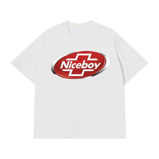 Áo phông nam nữ unisex form vừa Nice boy, áo thun tay ngắn cổ tròn cotton mềm mát - ta/tb2045