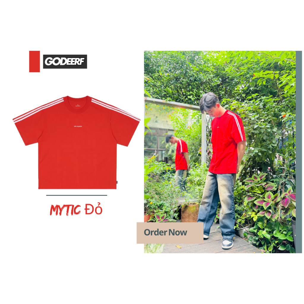 Áo thun trơn raglan line mh.Mystic  Sọc Trắng Unisex Form Rộng nam nữ Oversize  -  100% cotton