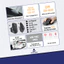 Chuột không dây Logitech MX Master 3S & MX Master 4 Chuột Bluetooth không tiếng, Thiết kế công thái học