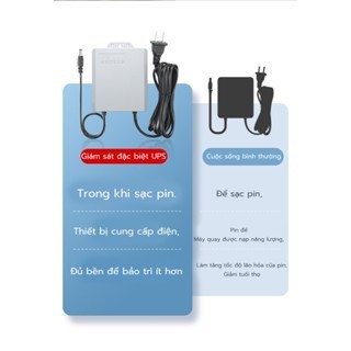COD Bộ lưu điện dung lượng cao 5400mAh Wifi Camera - UPS 12V 2A 3M-5400mah