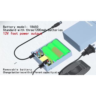COD Bộ lưu điện dung lượng cao 5400mAh Wifi Camera - UPS 12V 2A 3M-5400mah